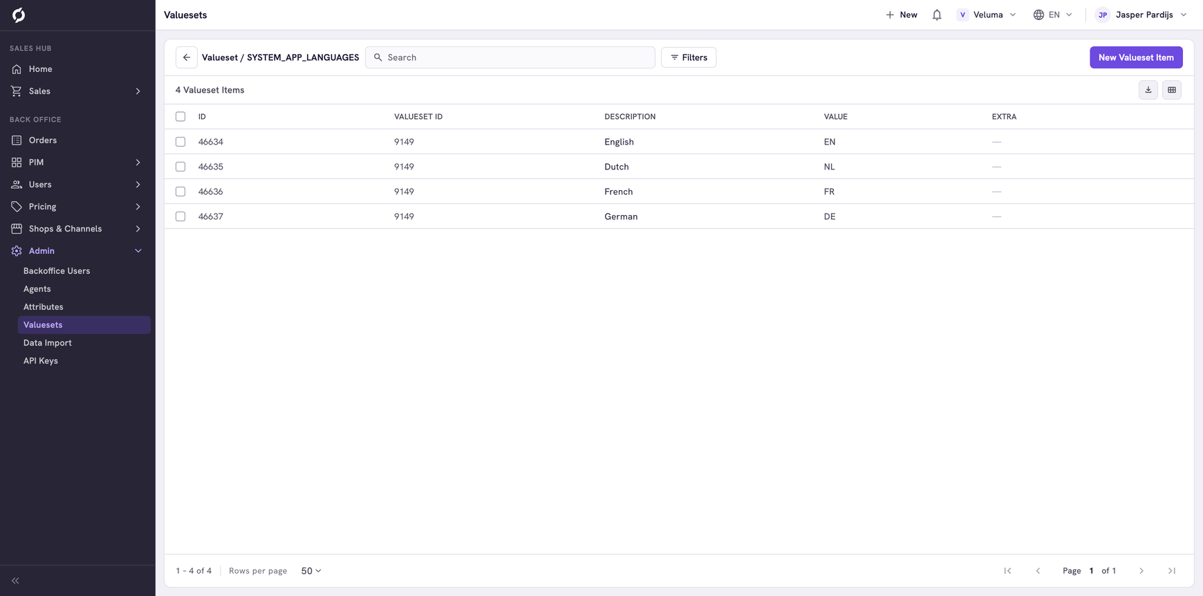 SYSTEM_APP_LANGUAGES value set in Admin