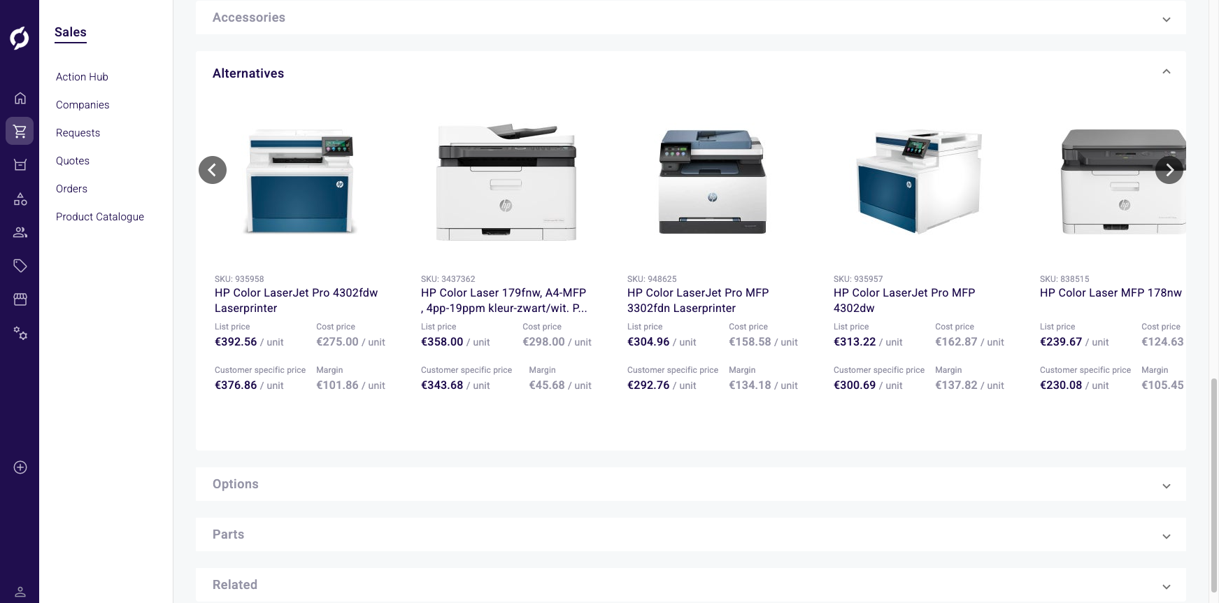 Accessories and alternatives